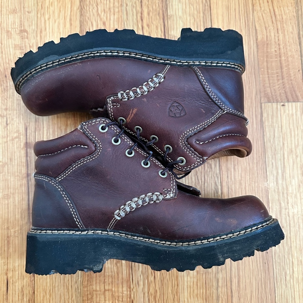 Ariat Canyon Lace-Up Round Toe Work Boots 10001254 17728 Women 6.5 B